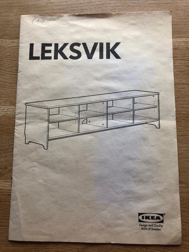 Ikea Leksvik TV-meubel, 25 à 50 cm, Moins de 100 cm, 150 à 200 cm, Enlèvement