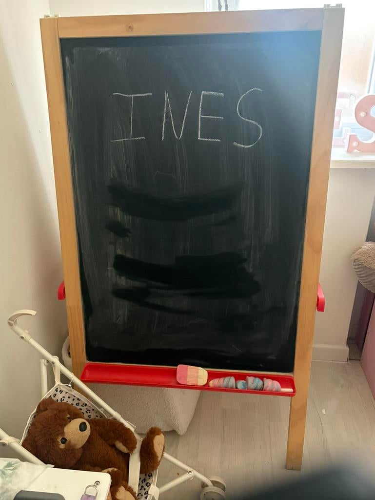 Krijtbord ikea, Enlèvement, Comme neuf, Tableau noir