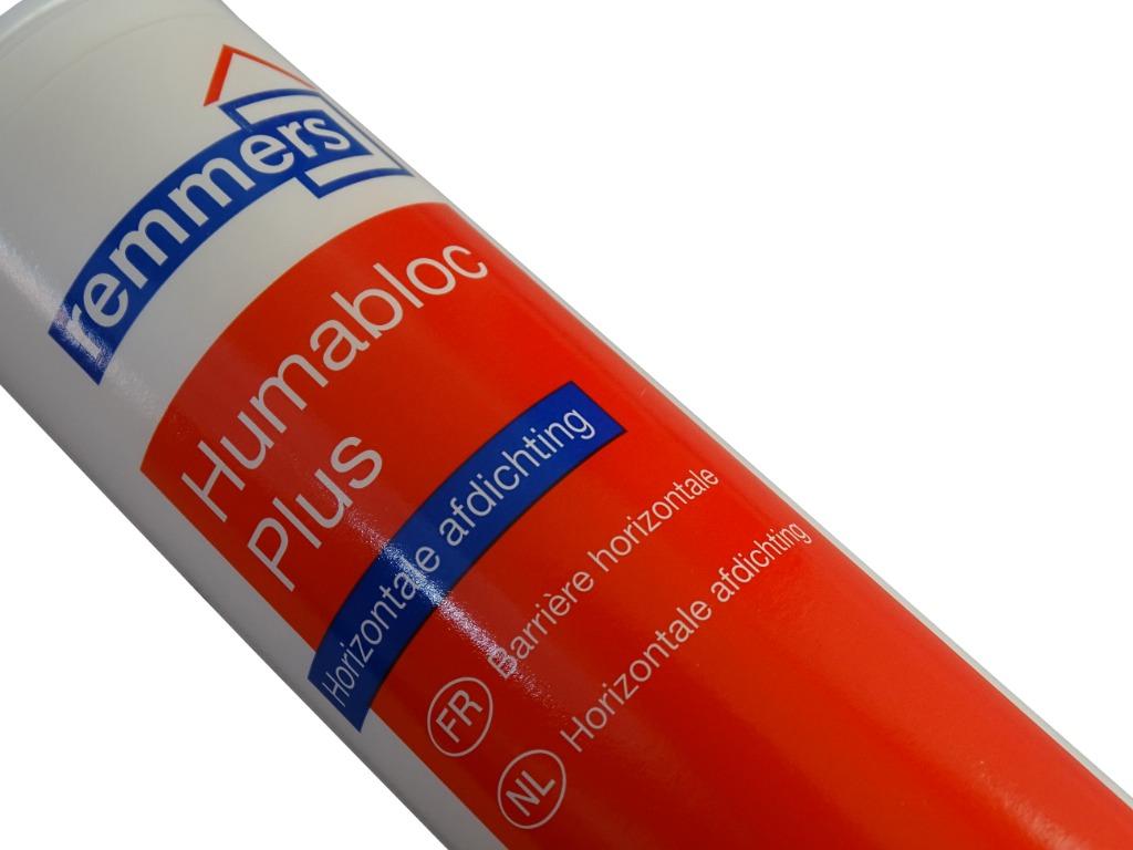 HUMABLOC PLUS gel injectable contre l'humidité ascensionnell, Moins de 5 litres, Enlèvement ou Envoi, Neuf, Blanc