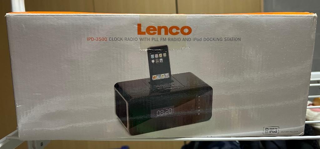 Lenco IPD-3500 wekkerradio met iPod docking station, Ophalen, Nieuw