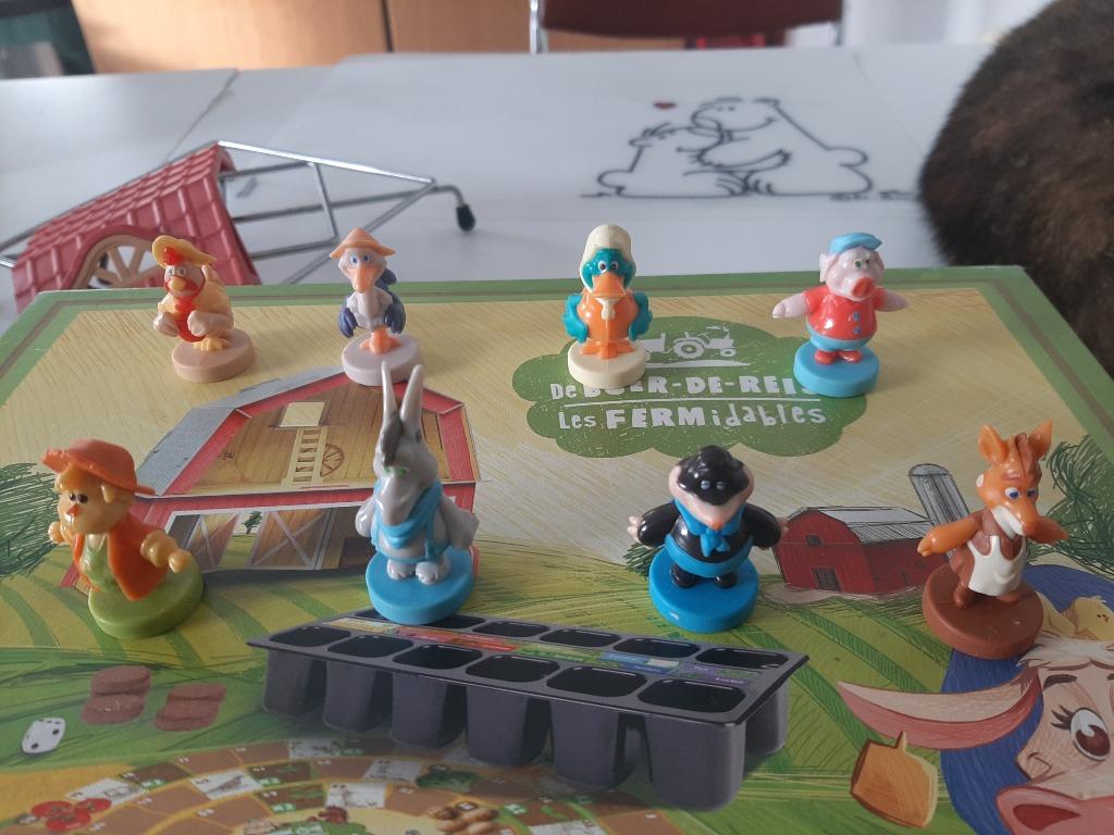 Delhaize figurines figuurtjes Boer-de-Reis Les Fermidables, Verzamelen, Overige supermarkten, Ophalen of Verzenden