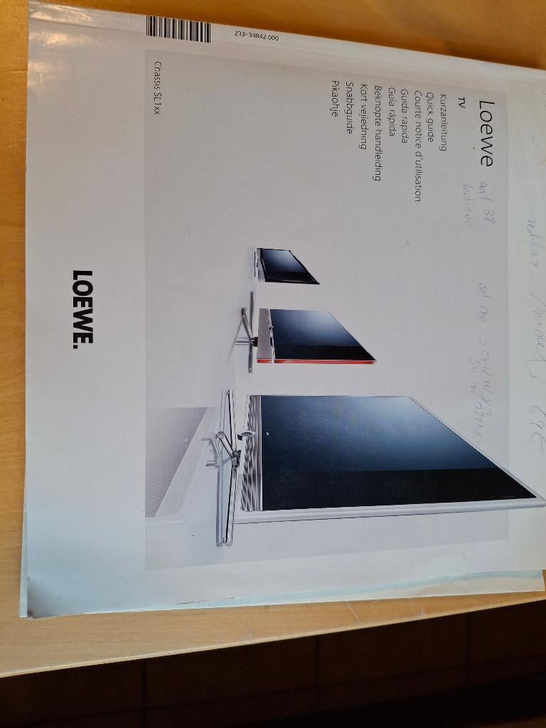 Loewe tv Chassis SL 1XX Ful-HD-LCD met led, Audio, Tv en Foto, Televisies, Ophalen, Gebruikt, LED, Overige merken