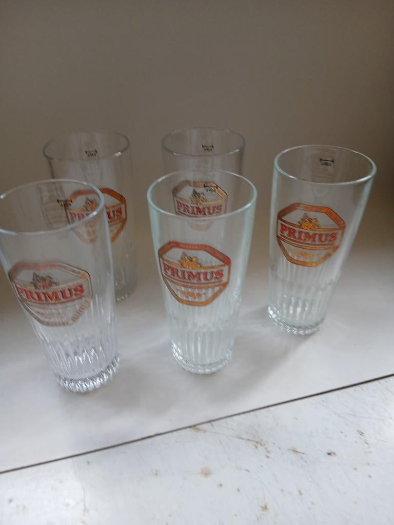 5 verres Primus, Collections, Enlèvement ou Envoi, Comme neuf