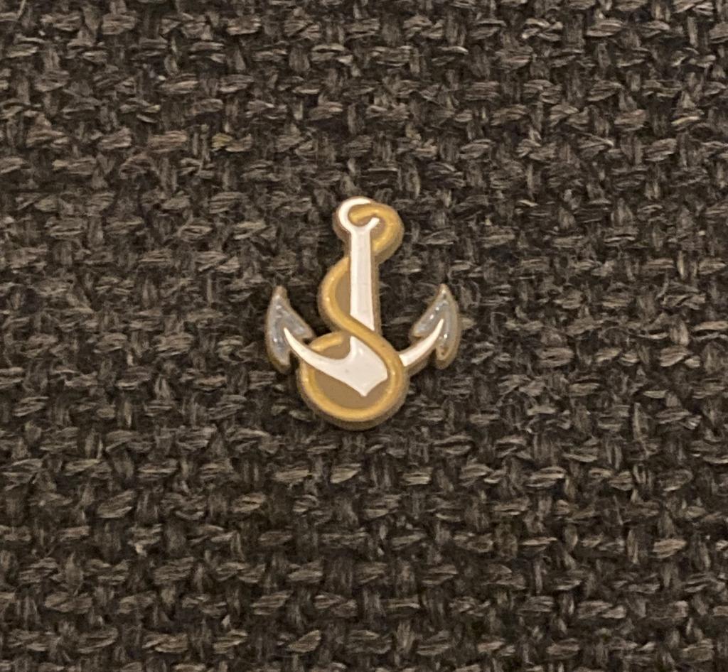PIN - ANKER - ANCRE - ZEEVAART - MARINE, Envoi, Utilisé, Autres sujets/thèmes, Insigne ou Pin's