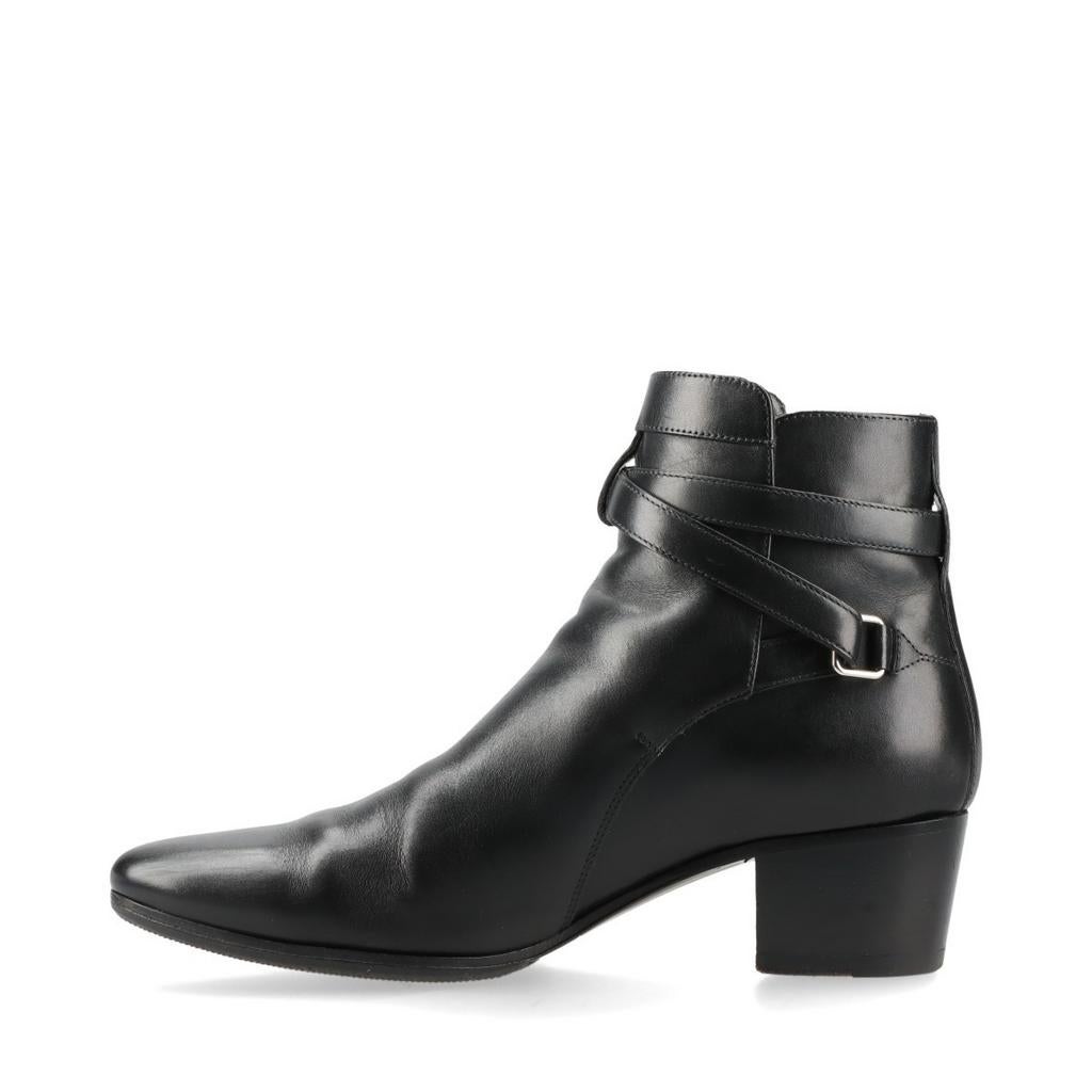 Bottines Saint Laurent 38, Boots et Botinnes, Porté, Yves saint Laurent, Noir