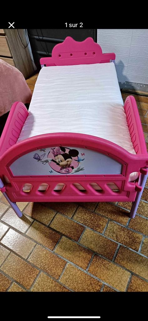 Lit minnie, Enfants & Bébés, Enlèvement, Matelas