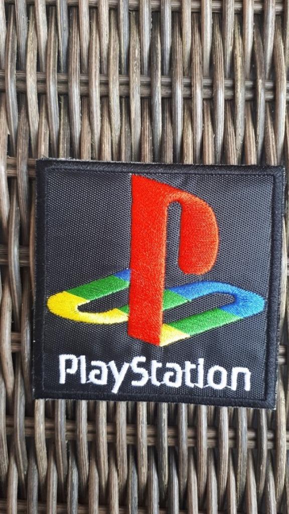 PlayStation strijk patch embleem - 70 x 70 mm, Ophalen of Verzenden, Nieuw, Overige typen