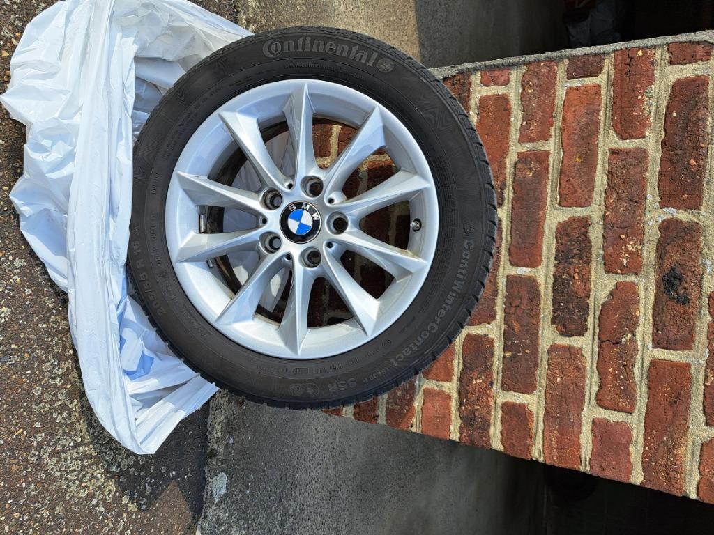 banden / velgen BMW 218i, Ophalen, 18 inch, Gebruikt, Band(en)