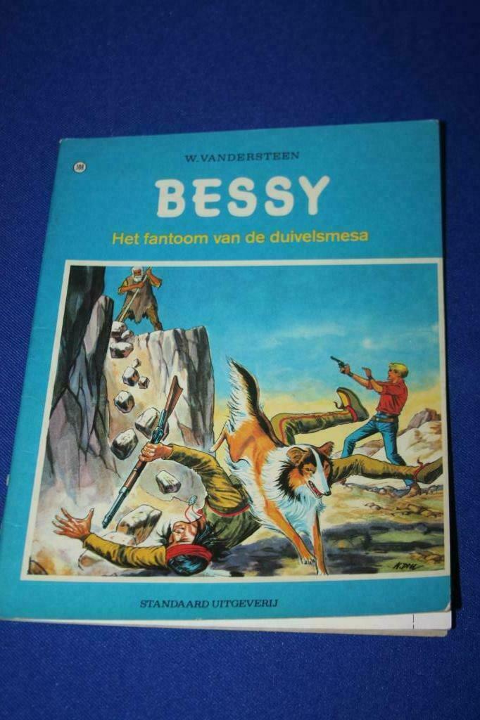 Bessy nr 108 met rebusblad ( zonder sticker )1e druk 1973, Gelezen, Willy Vandersteen, Eén stripboek, Ophalen of Verzenden
