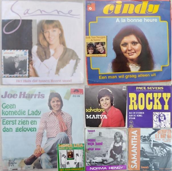 "65 Nederlandstalige SINGLES" (beschrijving lezen!), Fotohoes, Ophalen of Verzenden, Gebruikt