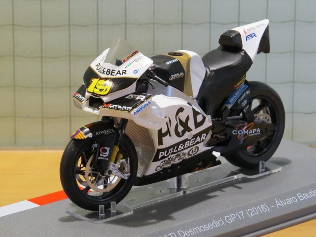 Alvaro Bautista Ducati Desmosedici 2018 1:18, Ophalen of Verzenden, Nieuw, Motor, Overige merken