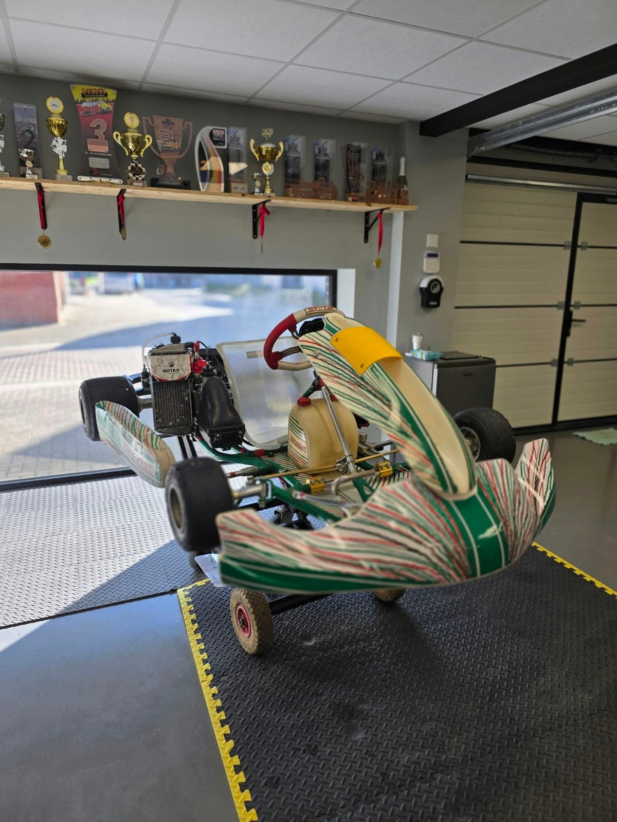 tonykart met rotax senior motor, Ophalen