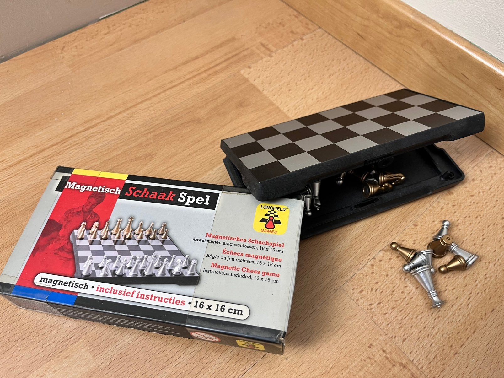 Schaken Backgammon reisversie gezelschapsspellen, Ophalen of Verzenden, Zo goed als nieuw