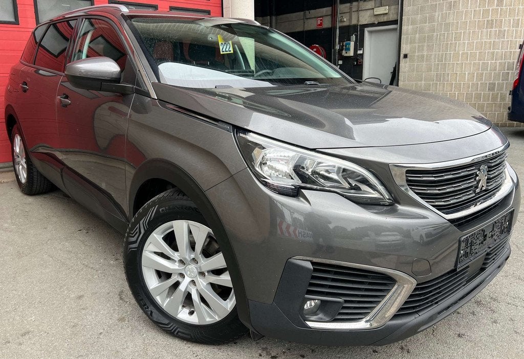 Peugeot 5008 1.6 BlueHDi Active / 7 PL (10.289 € HTVA), Argent ou Gris, Achat, Euro 6, Entreprise