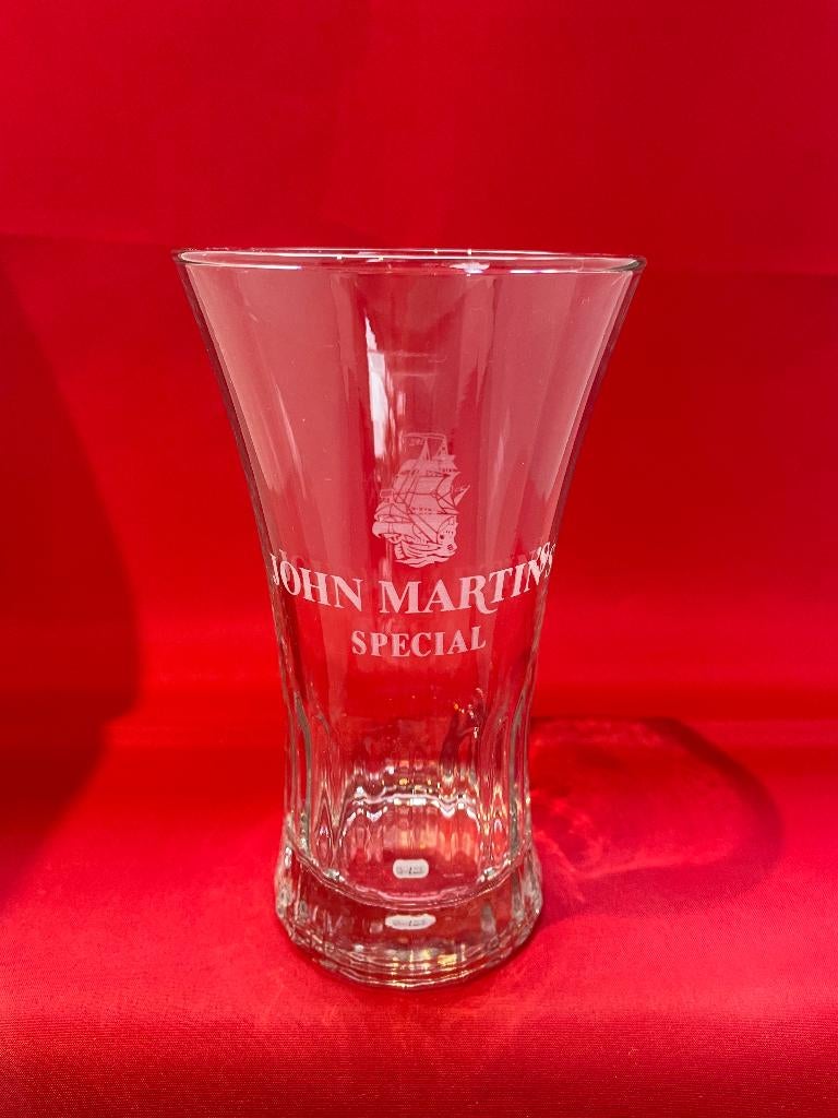 Verre à bière John Martin's Special, Collections, Enlèvement ou Envoi, Utilisé, Verre à bière