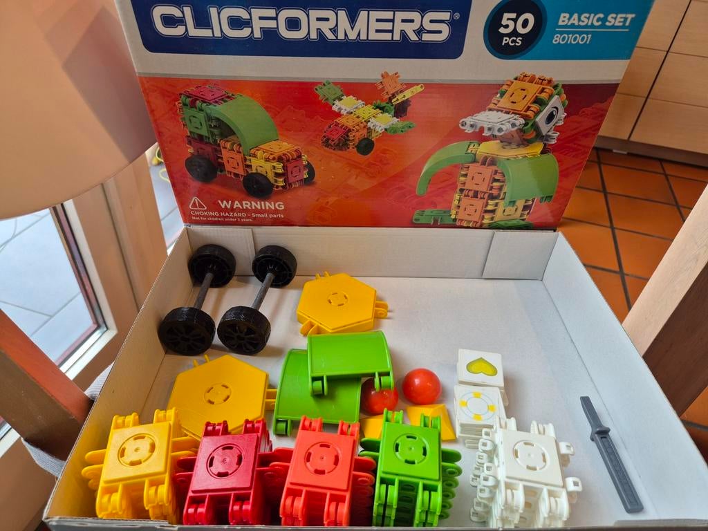 Clicformers set 50 stuks, Kinderen en Baby's, Speelgoed | Bouwstenen, Ophalen, Zo goed als nieuw, Overige merken