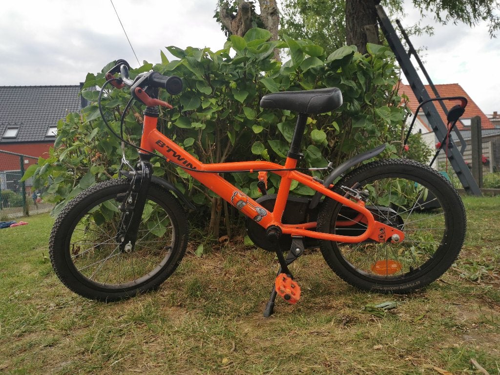 Kinderfiets 16 inch, Ophalen, Gebruikt, 16 tot 20 inch, B-Twin