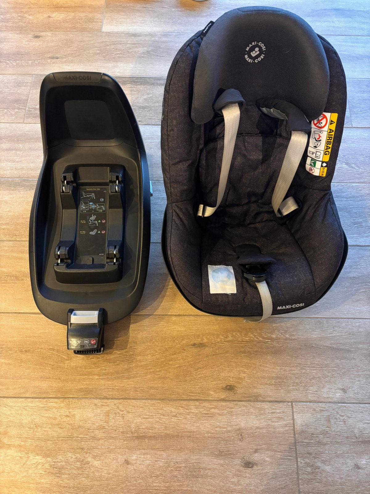 Autostoel family-fix one I-size zwart, Mode veille, Enlèvement, Utilisé, Isofix