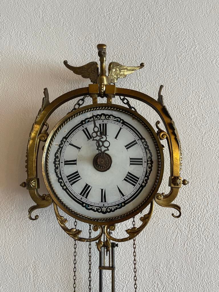 Wandhorloge, Ophalen