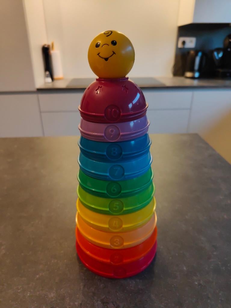 Fisher Price stapeltoren, Kinderen en Baby's, Speelgoed | Fisher-Price, Ophalen of Verzenden, Zo goed als nieuw, Speelset