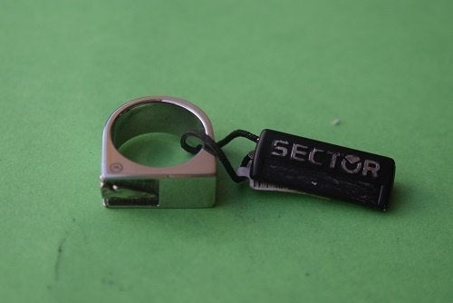 Stalen ring voor heren 'Storm', 20 of groter, Wit, Heer, Nieuw