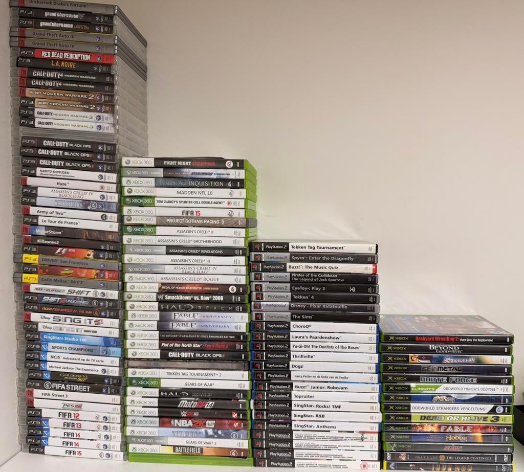 Playstation en Xbox Games 117x Stuck, Games en Spelcomputers, Ophalen