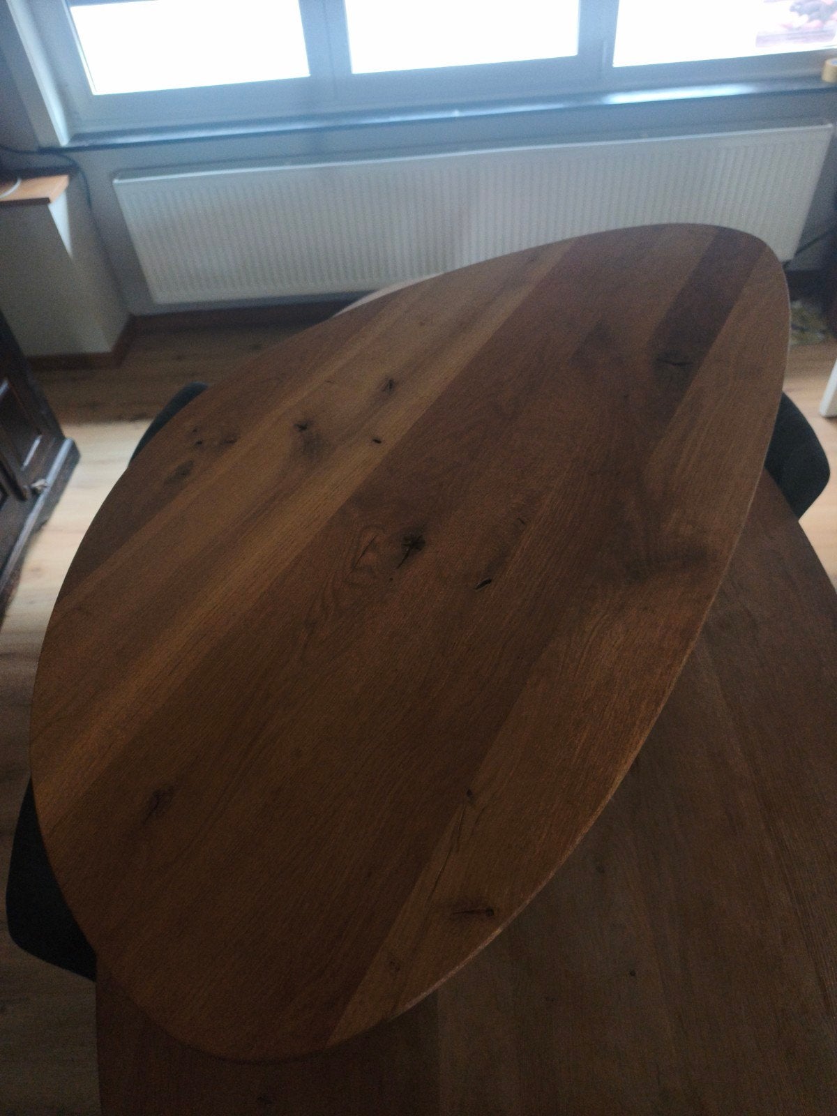 Salon tafel echte gefineerde eik, Enlèvement ou Envoi