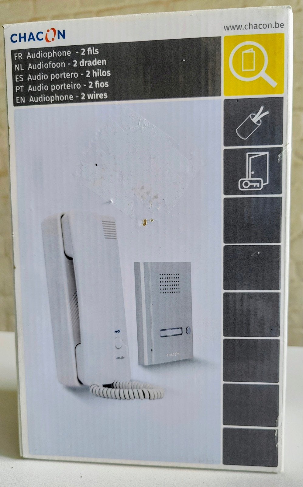 Chacon Audiofoon / Intercom 2-draads (Ref. 34810) – Nieuw!, Ophalen, Terugspreekfunctie, Nieuw, Bedraad