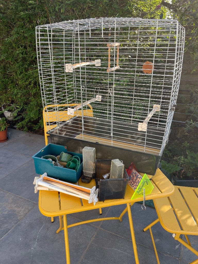 vogelkooi, Dieren en Toebehoren, Ophalen, Gebruikt, Metaal, Vogelkooi