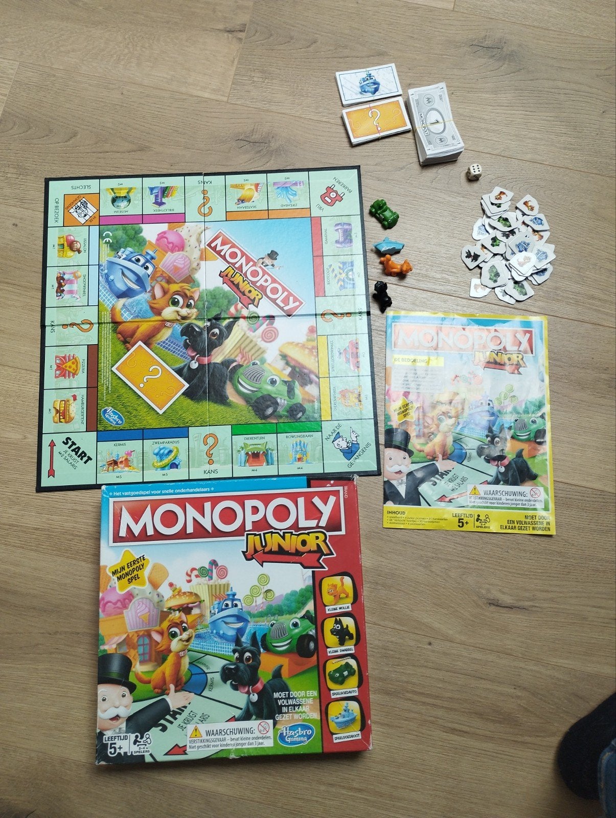 monopoly junior, Ophalen