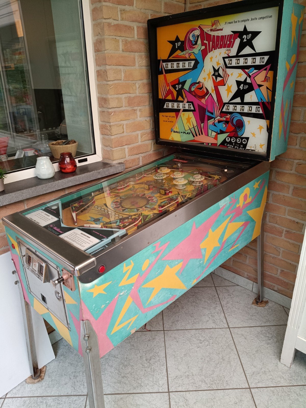 Williams Stardust flipperkast 1971, Enlèvement, Flipper (jeu), Williams