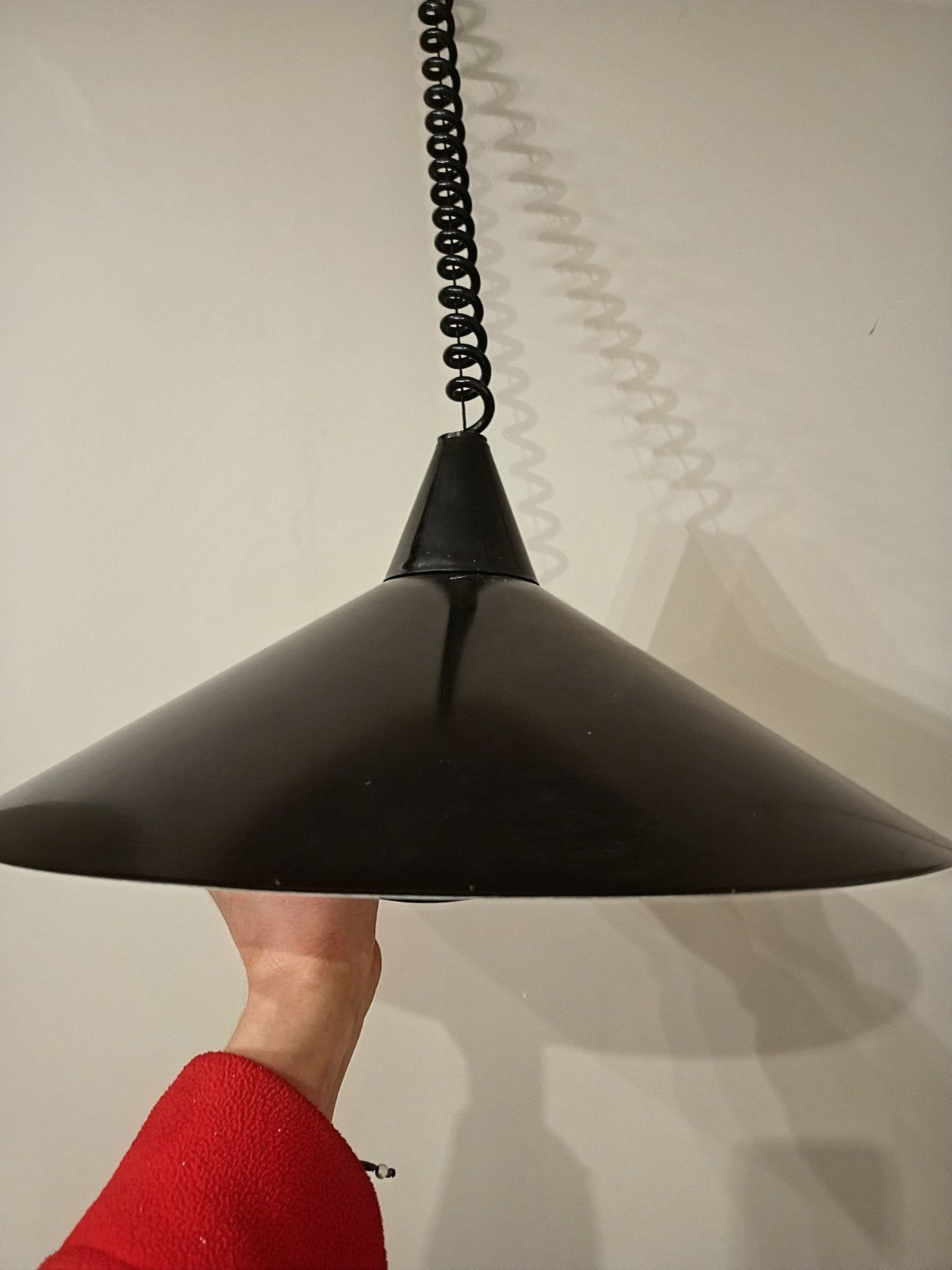 Gratis Retro uitrekbare hanglamp Diest Lees Beschrijving !!, Ophalen, Metaal