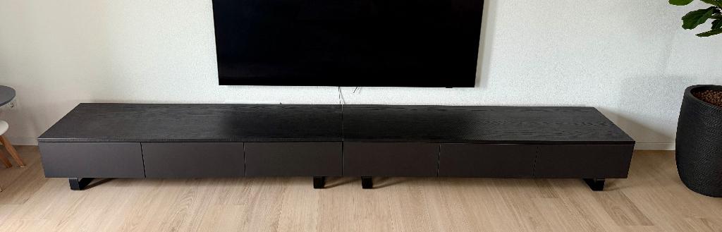 Frans Bijnen Napoli TV Meubel (zwart), Huis en Inrichting, Kasten |Televisiemeubels, Ophalen, 150 tot 200 cm, Zo goed als nieuw