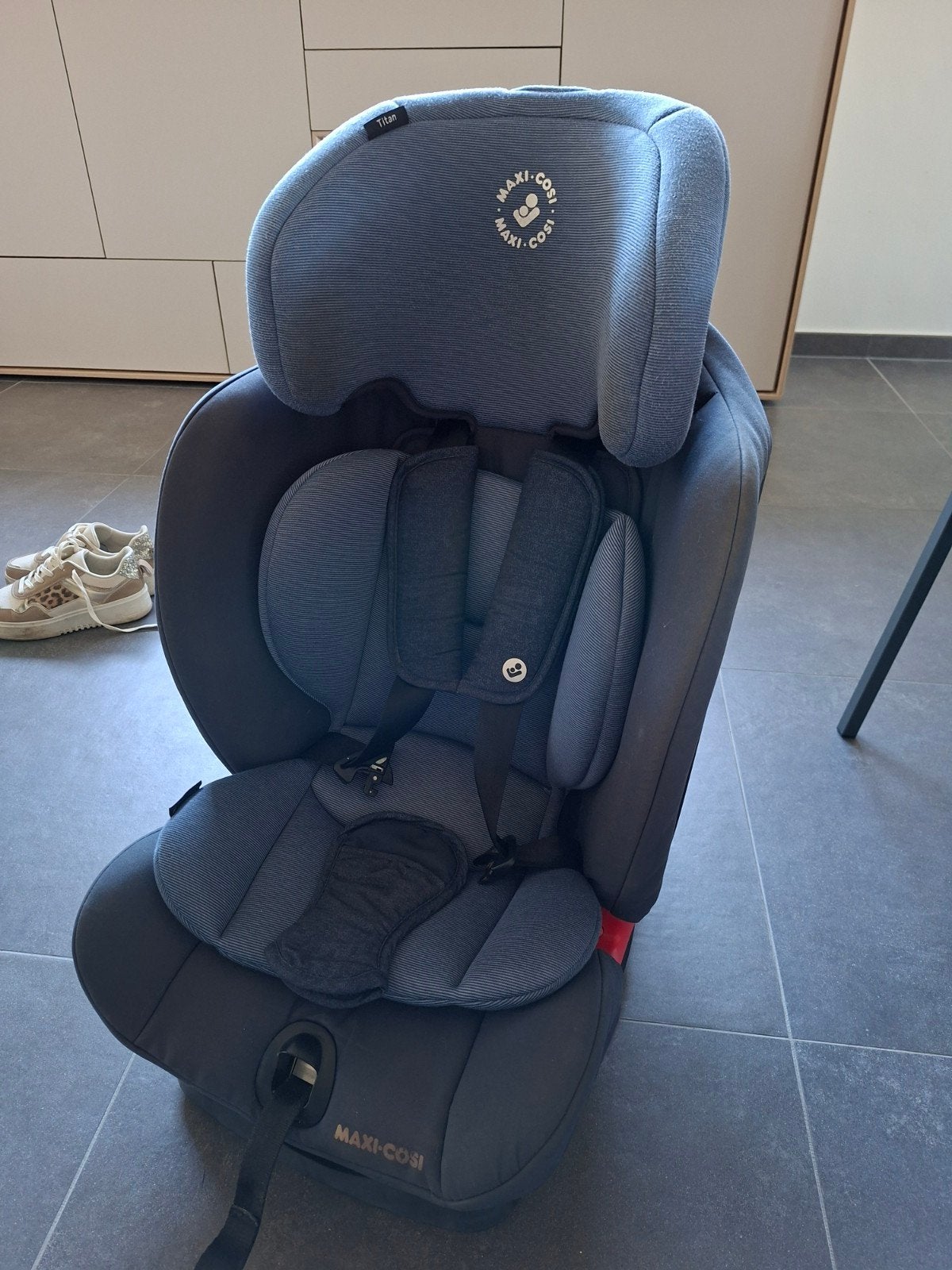 Maxi Cosi Titan Nomad Blue Isofix 1 2 3 meegroeistoel, Kinderen en Baby's, Autostoeltjes, Ophalen, Verstelbare rugleuning, Gebruikt