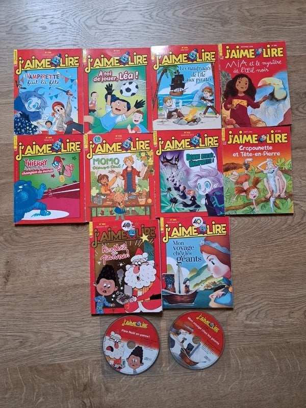 Lot de 10 J'aime lire, Enlèvement ou Envoi, Comme neuf