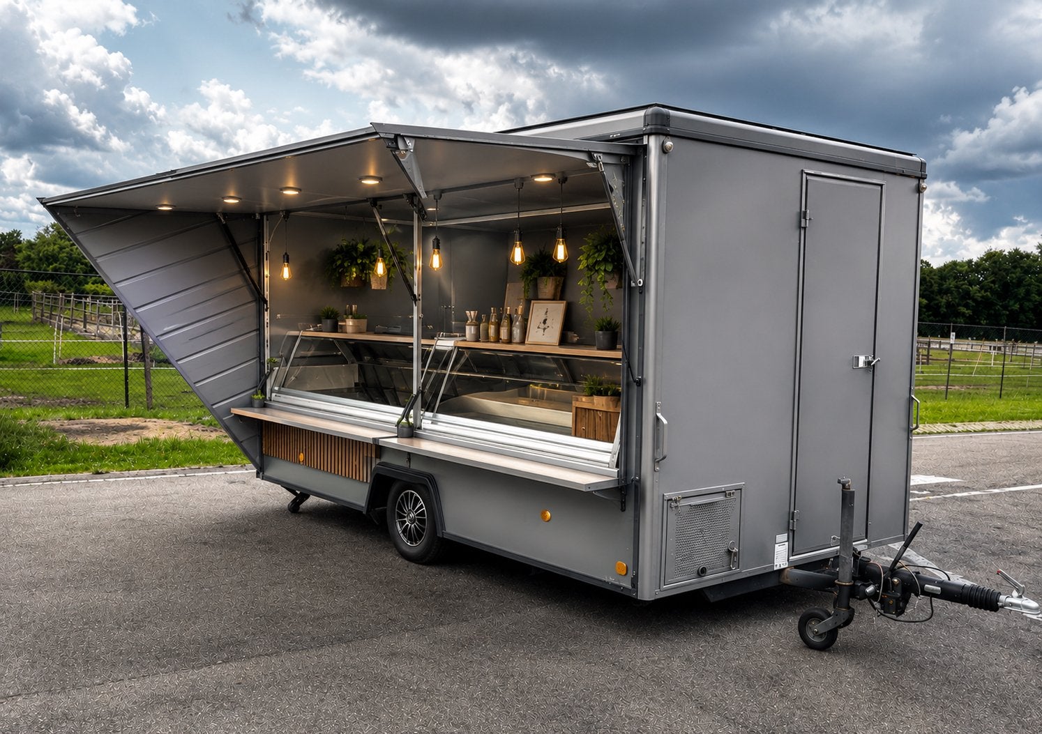 VERKOOPWAGEN BAKKER BORCO HOHNS 401x230 marktwagen foodtruck, Zakelijke goederen, Ophalen of Verzenden