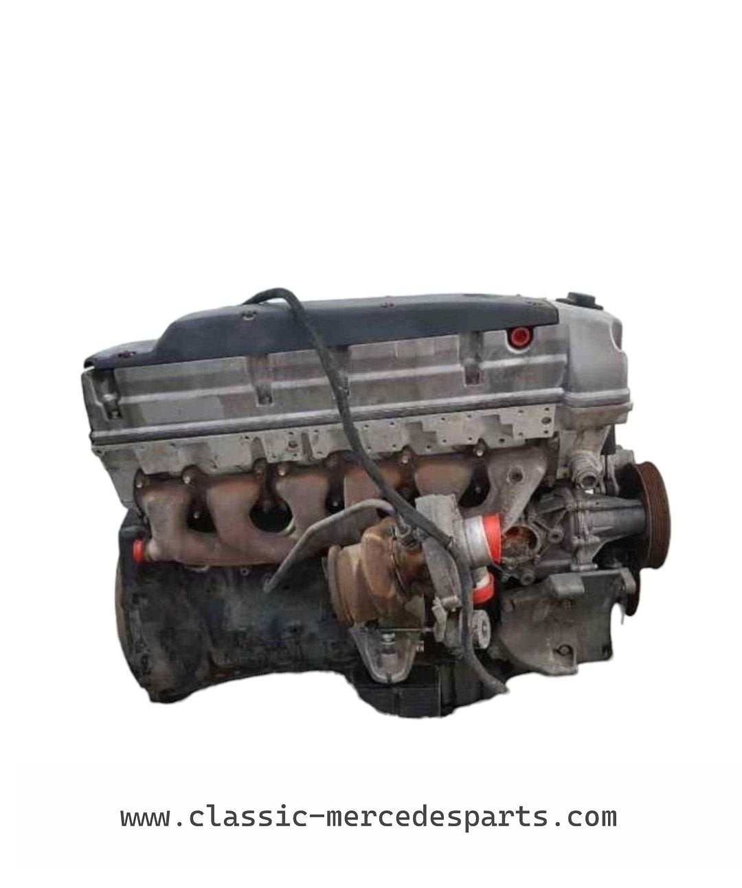 Motor Mercedes W140 S300 turbodiesel 24v met Turbo en brands, Utilisé, -, -, Enlèvement ou Envoi