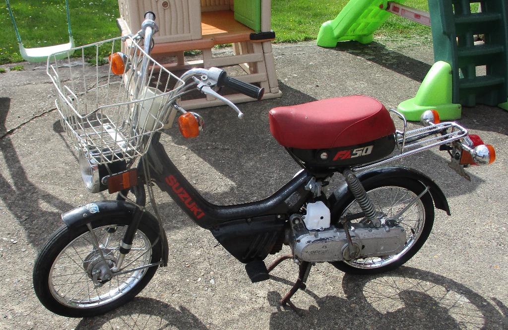 Oldtimer SUZUKI FA 50, Fietsen en Brommers, Brommeronderdelen | Oldtimers, Ophalen, Gebruikt, Uitlaat, Overige merken