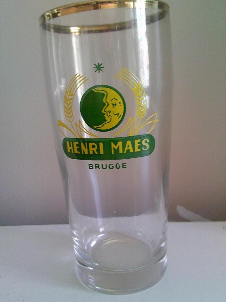 Bierglas brij De halve maan uit Brugge . Henri Maes, Enlèvement ou Envoi