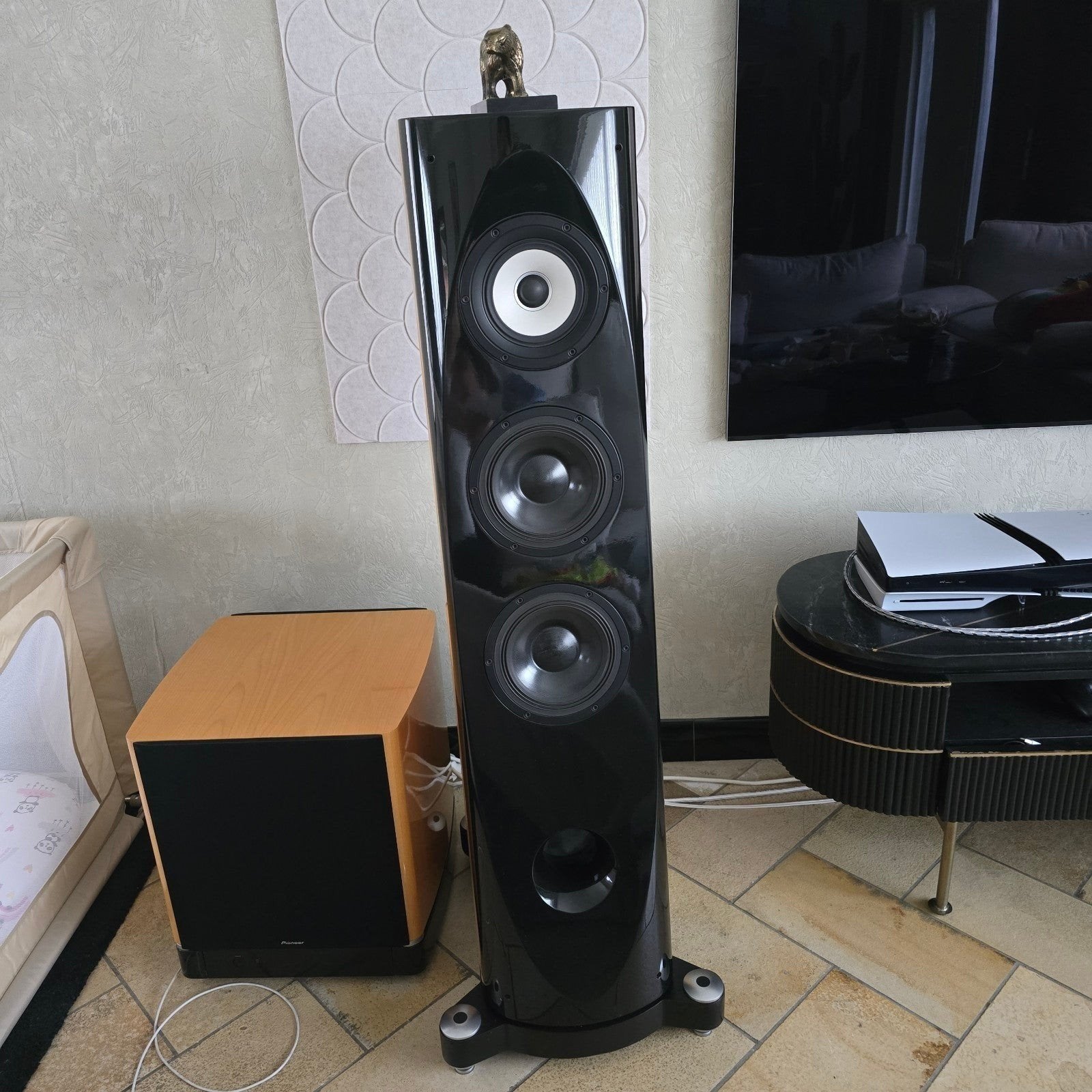 Pioneer/TAD s1ex, TV, Hi-fi & Vidéo, Enceintes, Enlèvement, Utilisé, Pioneer