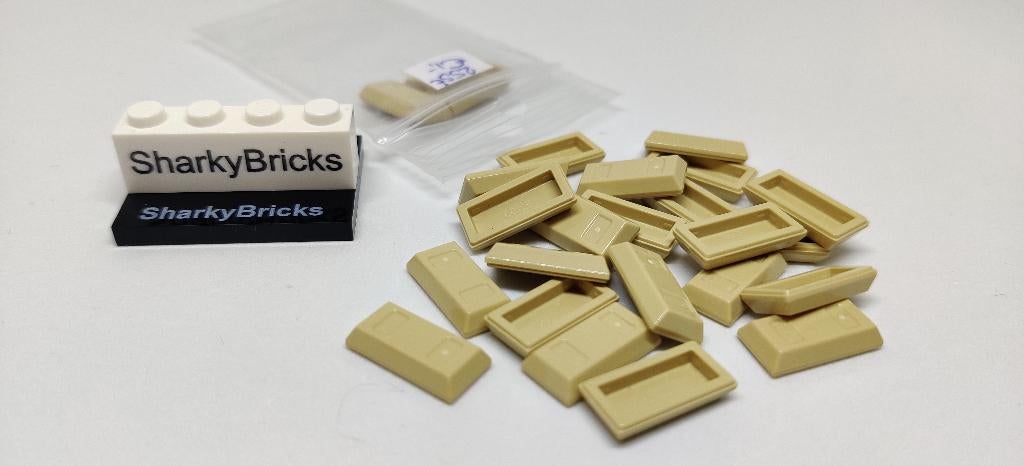Lego Ingot 1x2 Tan per 25 stuks (Nieuw), Overige thema's, Lego, Nieuw, Ophalen of Verzenden