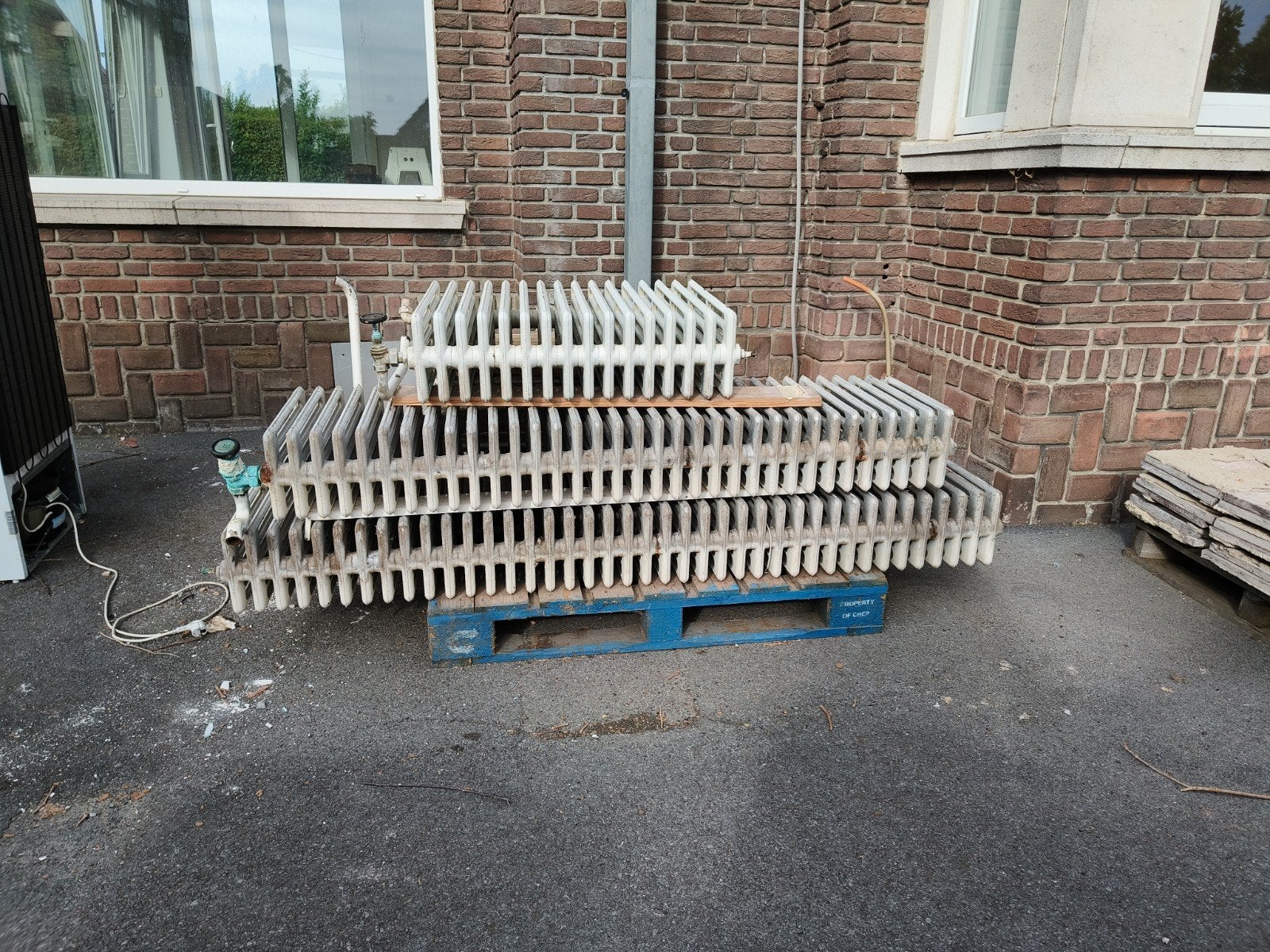 Gietijzeren radiatoren - diverse afmetingen, Ophalen, Gebruikt, Radiator