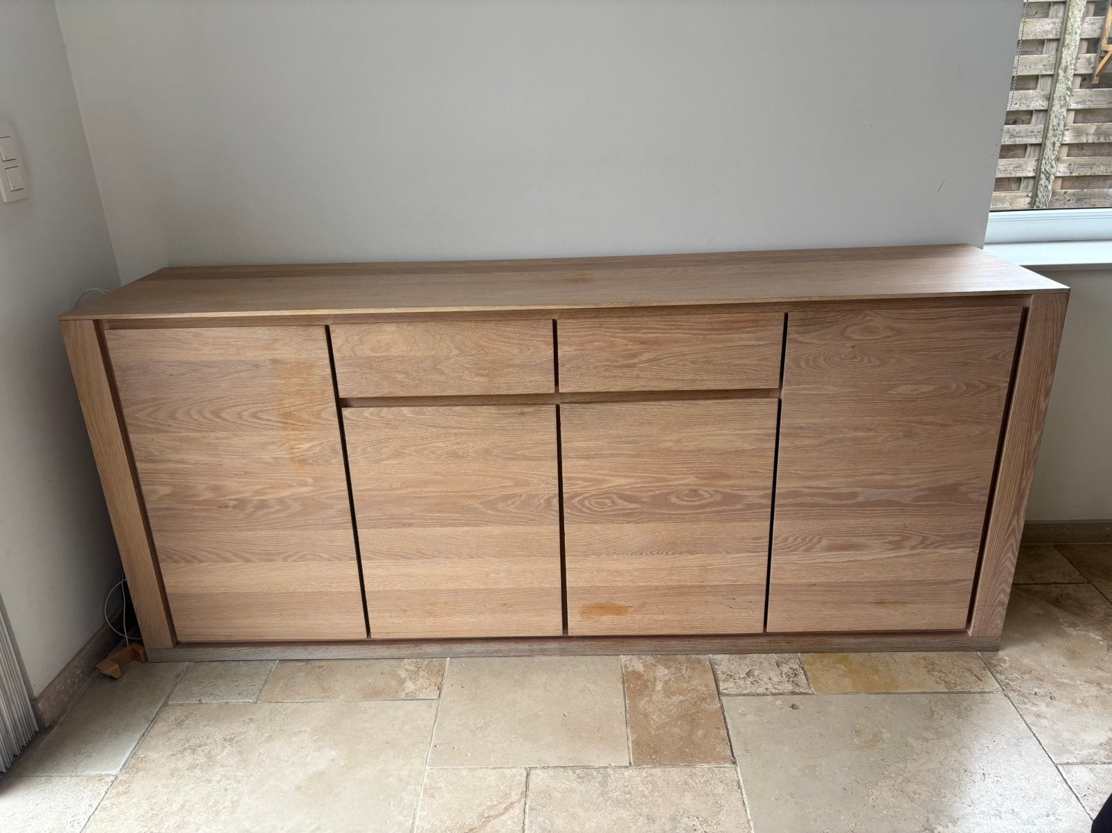 Buffets entièrement en bois de 2 m, Enlèvement, Comme neuf