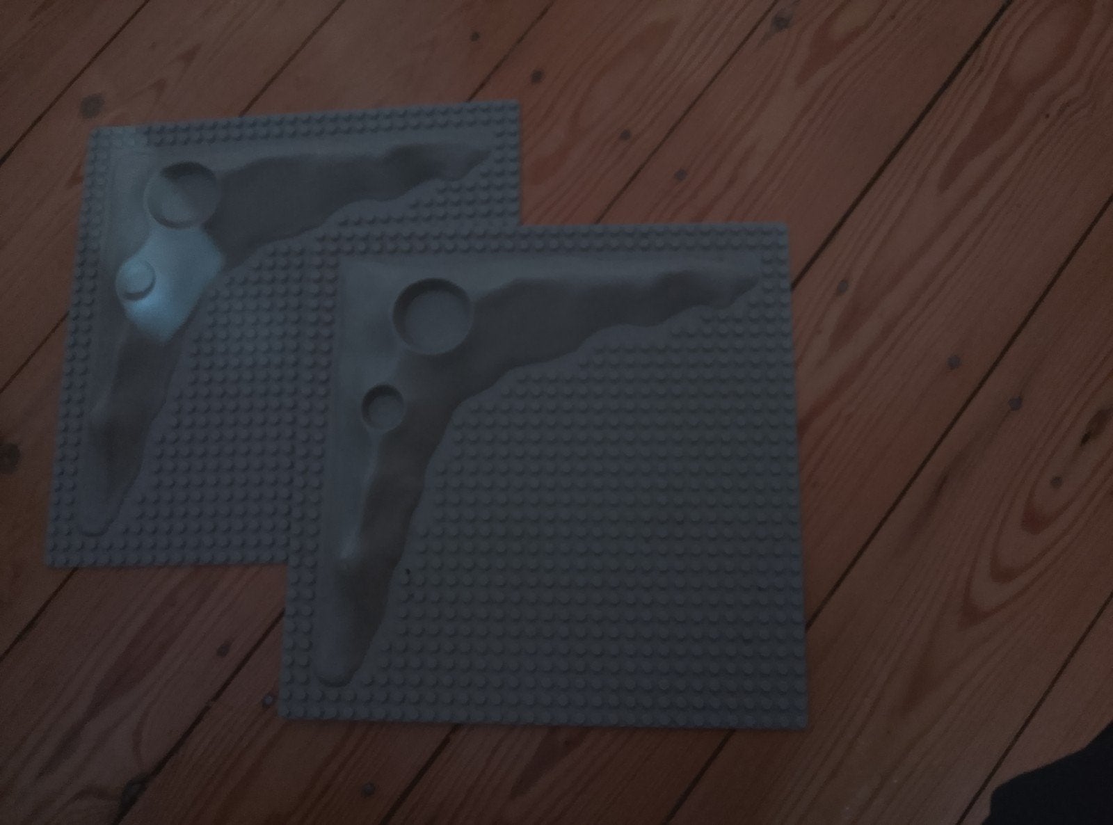2 plaques de lego ESPACE, Ophalen, Gebruikt, Overige soorten, Accessoires