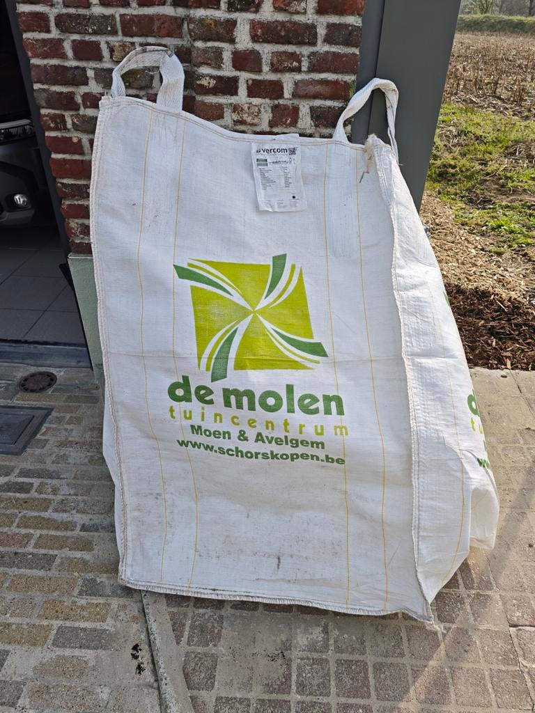 Ongeschonden big bag van 1,5m3, Enlèvement