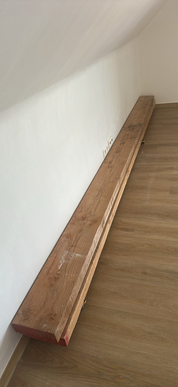 2 x Houten Douglas Balk 70x210x380, Doe-het-zelf en Bouw, Hout en Planken, Ophalen, Nieuw, Balk, 50 mm of meer