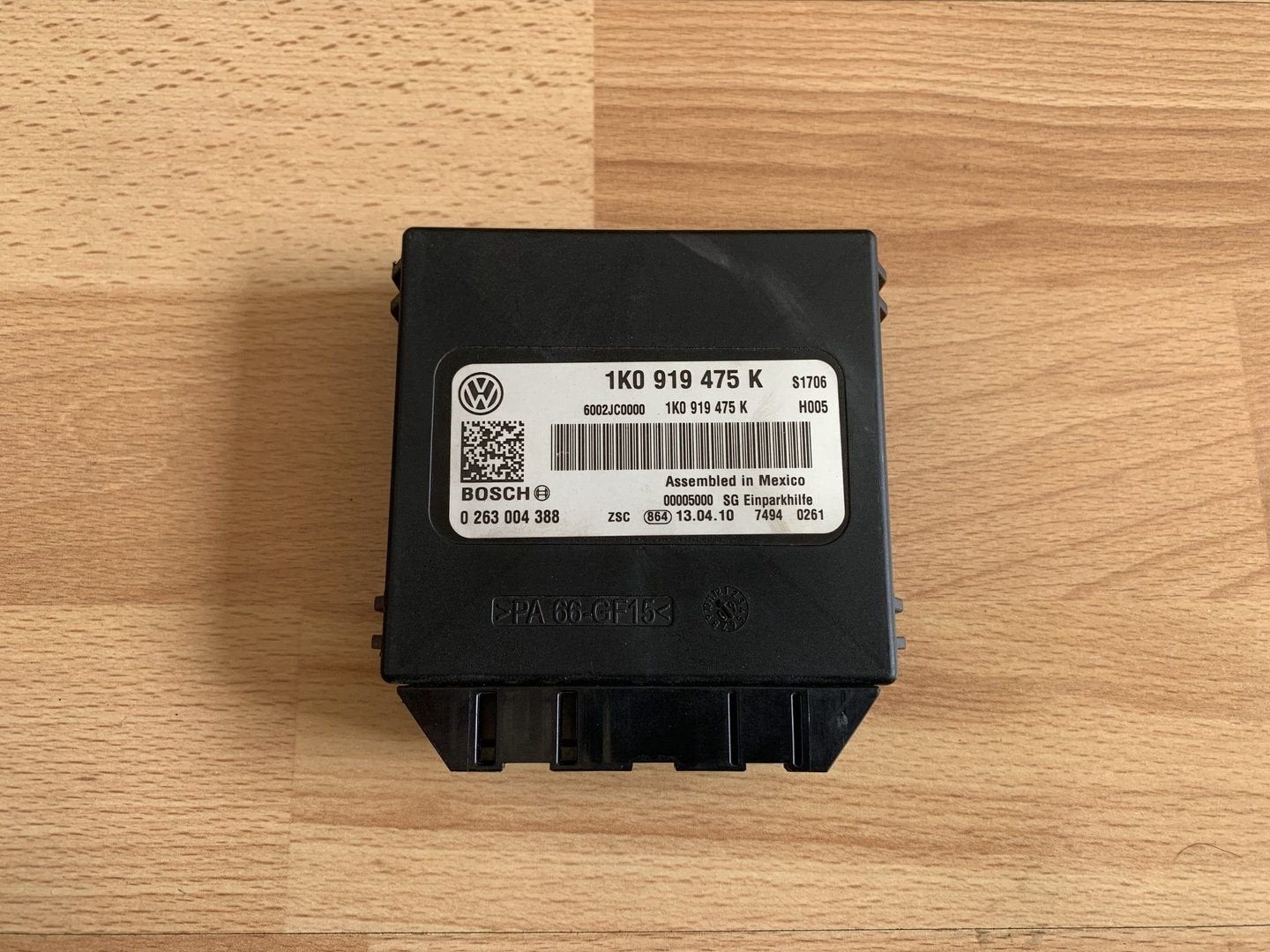 PDC module volkswagen caddy / eos / scirocco 1K0919475K, Volkswagen, -, Utilisé, -