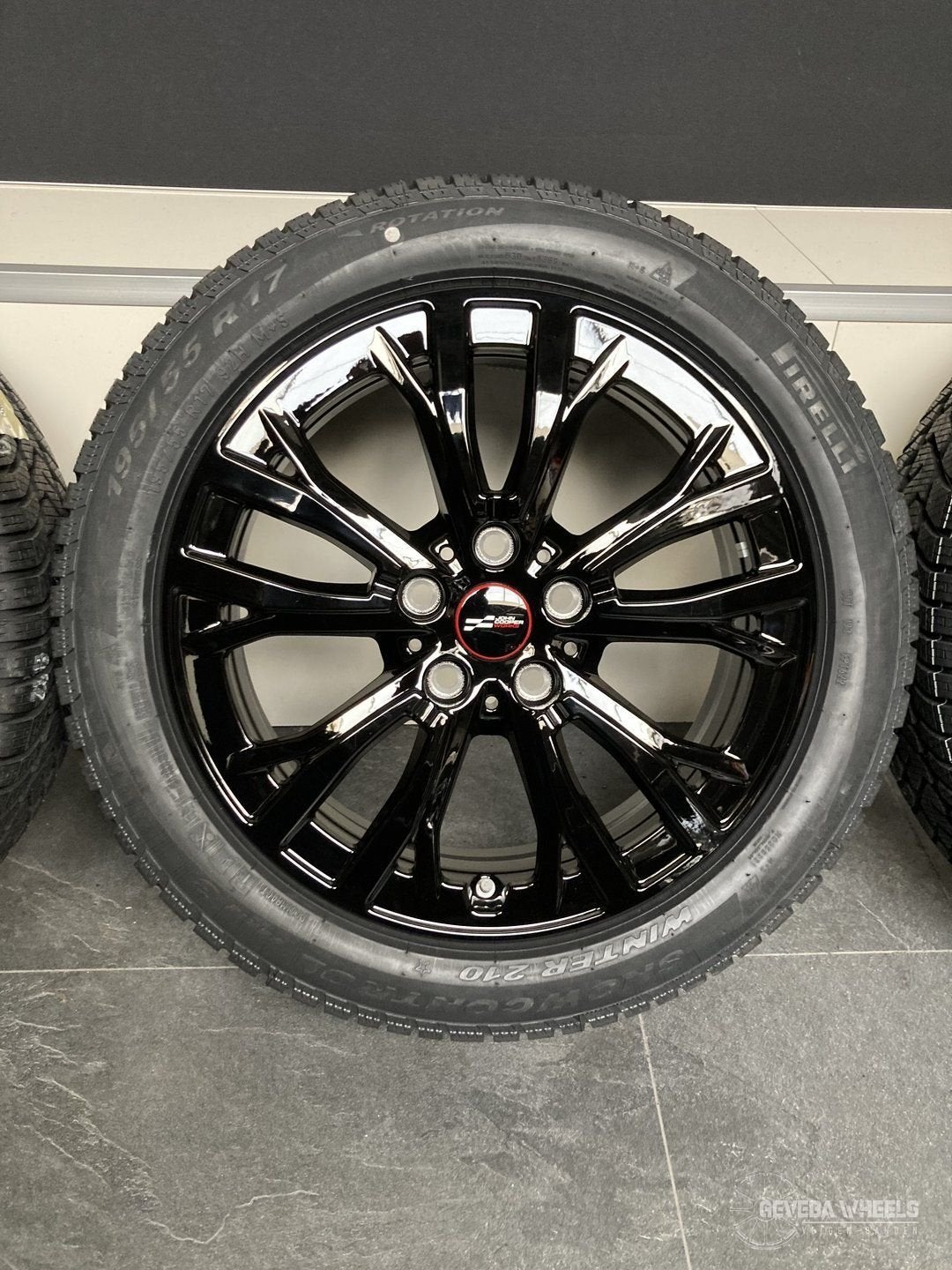 17” originele Mini Cooper J01 JCW velgen + winterbanden 991, Auto-onderdelen, Banden en Velgen, Gebruikt, -, -, Banden en Velgen