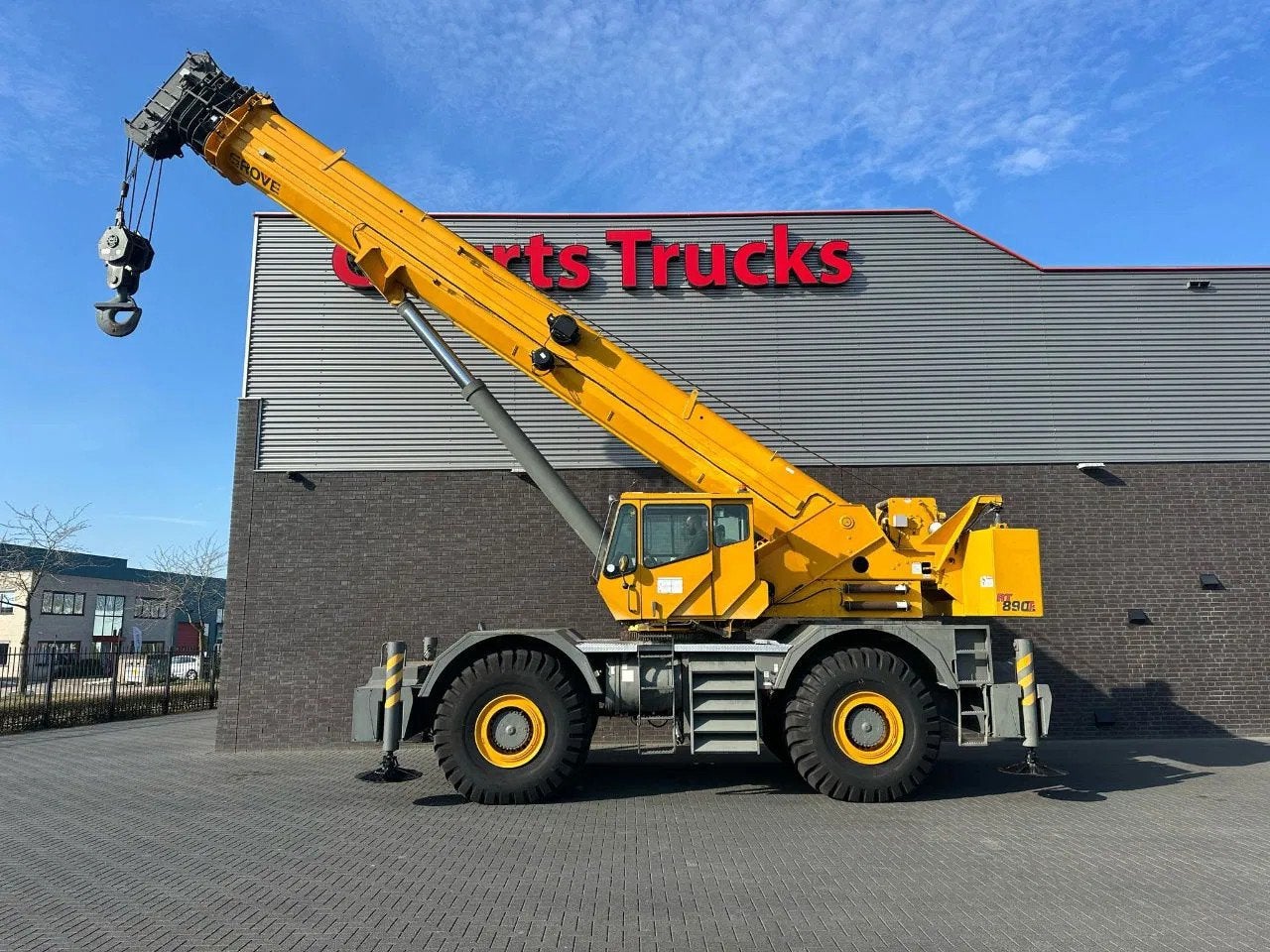 Grove RT890 E ROUGH TERRAIN CRANE, CE-markering (bj 2008), Kraan