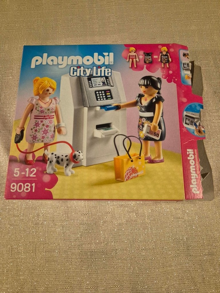 Playmobil City Life - bankautomaat - set 9081, Ophalen, Complete set, Zo goed als nieuw, City life